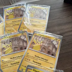 Pikachu At The Museum PROMO X8- Jumbo Pokemon Trading Card x 8 Fast shipping - Image 2