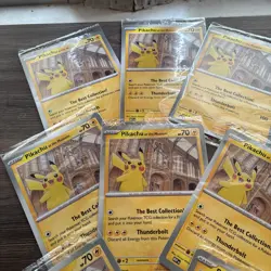 Pikachu At The Museum PROMO X8- Jumbo Pokemon Trading Card x 8 Fast shipping - Image 3