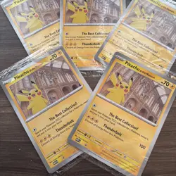 Pikachu At The Museum PROMO X8- Jumbo Pokemon Trading Card x 8 Fast shipping - Image 4