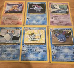 Vintage Neo Team Rocket TOPPS Pokemon Card WOTC Holo SWIRL 20+ card lot READ - Image 1