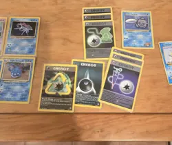 Vintage Neo Team Rocket TOPPS Pokemon Card WOTC Holo SWIRL 20+ card lot READ - Image 3