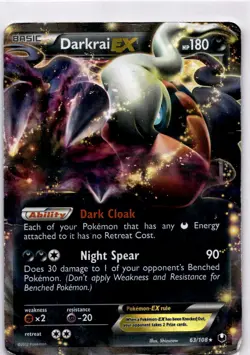 Pokemon Darkrai EX #63/108 - Dark Explorers | Ultra Rare | HP - Image 1