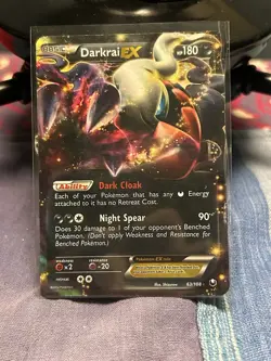 Pokemon Darkrai EX Ultra Rare Darkness 180 HP Dark Explorers 63/108 - Image 1