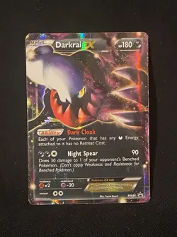 Darkrai EX Holo BW46 Black & White Promo Pokemon Heavily Played HP Damaged DMG - Image 1