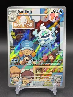 Pokemon TCG Vanillish Paradox Rift 190/182 Holo Illustration Rare - Image 1