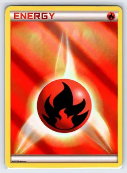 Fire Energy 2013 Black & White Pokemon Card Reverse Holo - Vlp - Image 1