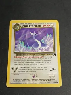 2000 Wizards Pokemon Team Rocket Unlimited Dark Dragonair 33/82 Non Holo - Image 1