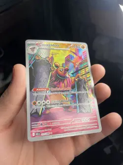 Pokemon Conkeldurr Holo #127/086 SV: Black Bolt Near Mint or Better - Image 2