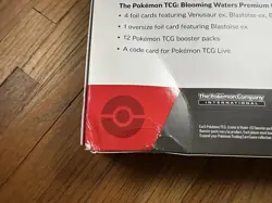 BLOOMING WATERS PREMIUM 151 POKEMON TCG SCARLET & VIOLET COLLECTION SEALED NEW - Image 3