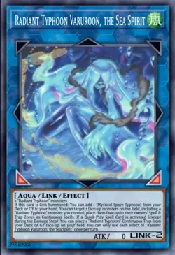 Yugioh Radiant Typhoon Varuroon, the Marine Eidolon BPRO-EN049 Ultra Rare INHAND - Image 2