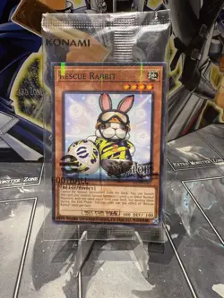 Yu-Gi-Oh! - Rescue Rabbit EFC1-EN001 / Neymar Jr Token EFC1-ENTKN SEALED - Image 1
