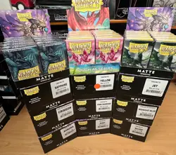 Dragon Shields 60CT Small Japanese YuGiOh Size Matte Sleeves Lot of 12 - Image 2