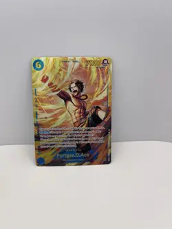 One Piece Card Game Portgas D. Ace OP13-119 SEC Carrying on His Will - English - Image 1