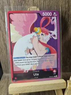 OP06-001 Uta Leader Purple/red Deck One Piece TCG - Image 1