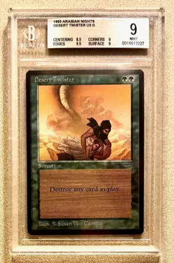 Desert Twister MTG Arabian Nights U3 Magic the Gathering BGS 9 Mint = PSA GemU - Image 1
