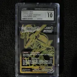 Pokemon Rayquaza VMAX Rapid Strike Silver Tempest TG29/TG30 Holo CGC GEM MINT 10 - Image 1