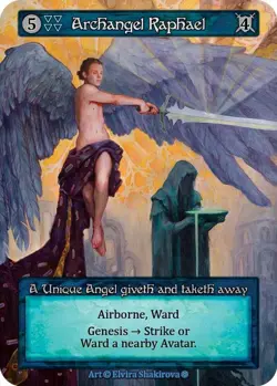 Sorcery: Contested Realm Archangel Raphael Unique Regular NM (GT) - Image 1