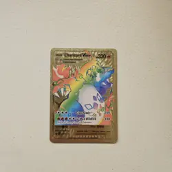 Pokemon TCG Charizard Vmax Gold Plated 074/073 HP 330 Rainbow - Super Rare 2020 - Image 2