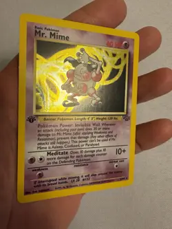 1999 Pokemon - 1st Edition Mr. Mime Holo Rare - Jungle 6/64 - WOTC - Image 4