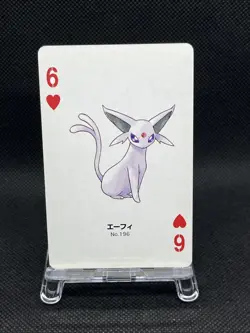 Espeon Pokemon Playing Card silver Part2 Marill Back Nintendo JAPAN - Image 1