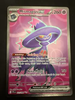 Mismagius ex 112/094 Ultra Rare Full Art NM Pokemon Card Phantasmal Flames PFL - Image 1