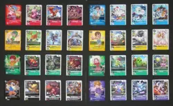 Digimon TCG Tournament Pack Vol.3 COMPLETE 32-card set: all 8 Alt Art promo sets - Image 1