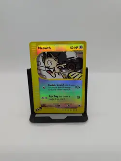 Meowth Expedition Base Set Reverse Holo Card 121/165 - Image 1