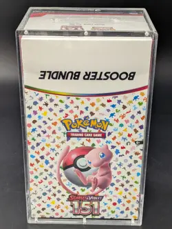 Pokemon 151 SV3.5 Booster Bundle Display Factory Sealed Case W/Acrylic Case - Image 1
