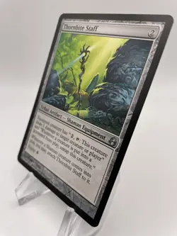 Thornbite Staff - Morningtide - Uncommon - MTG - Shaman Equipment - NM/M Cond - Image 3