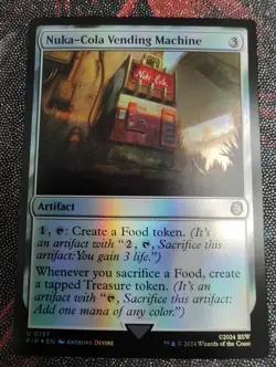 Nuka-Cola Vending Machine FOIL Fallout Magic: The Gathering - Image 1