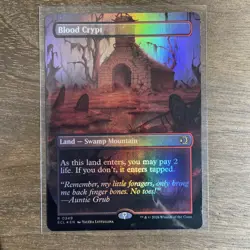Blood Crypt FOIL Borderless Shock Land MTG Lorwyn Eclipsed Swamp Mountain NM - Image 1