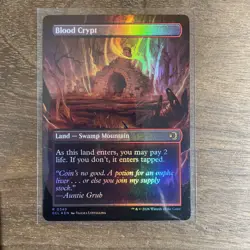 Blood Crypt FOIL Borderless Shock Land MTG Lorwyn Eclipsed Swamp Mountain NM - Image 2