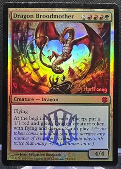 Dragon Broodmother #53 Alara Reborn Prerelease Events Foil Mythic LP - Image 1