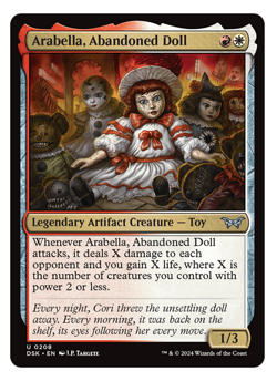 MTG: Arabella, Abandoned Doll - Legendary Artifact Creature - Duskmourn (DSK) NM - Image 1