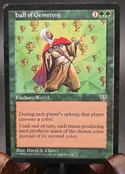 Hall of Gemstone Mirage MTG Regular Moderately Played - Image 1