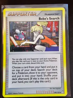 Bebe's Search 109/123 - Cosmos Holo - Mysterious Treasures - Pokemon TCG - (LP) - Image 1