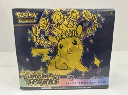Pokemon TCG: Surging Sparks Pokemon Center Elite Trainer Box ETB SEALED - Tear - Image 1