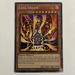 Yugioh! Tcg Lava Golem - RA01-EN001 - Platinum Secret Rare 1st Edition Near Mint - Image 1