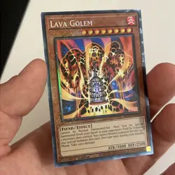 Yugioh! Tcg Lava Golem - RA01-EN001 - Platinum Secret Rare 1st Edition Near Mint - Image 3