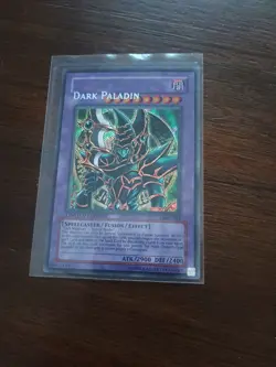 Yugioh DMG-001 Dark Paladin NM, Name Drop Misprint, Secret Rare Limited Edition - Image 1