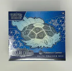 Pokemon TCG: Stellar Crown Pokemon Center Exclusive Elite Trainer Box ETB SEALED - Image 1