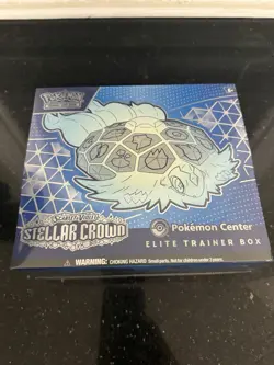 Pokemon TCG: Stellar Crown Pokemon Center Exclusive Elite Trainer Box ETB SEALED - Image 1