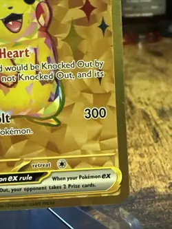 Pokemon Pikachu EX TCG Card Surging Sparks Gold 247/191 NM-Mint - Image 4