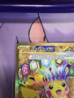 Pokemon TCG - Pikachu Ex 247/191 - Hyper Rare Holo - Surging Sparks NM - Image 2