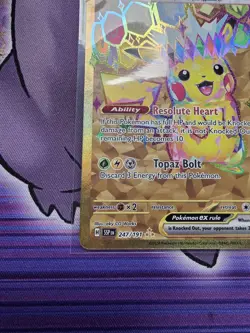 Pokemon TCG - Pikachu Ex 247/191 - Hyper Rare Holo - Surging Sparks NM - Image 5