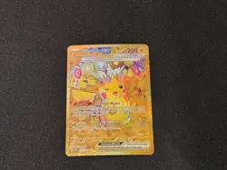 Pokemon TCG Pikachu EX Surging Sparks Holo Hyper Rare Gold 247/191 NM - Image 1