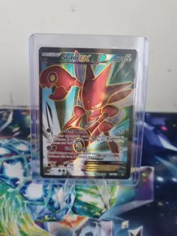 Pokemon TCG Scizor EX Full Art Holo Card 119/122 XY Breakpoint - Image 1
