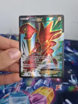 Pokemon TCG Scizor EX Full Art Holo Card 119/122 XY Breakpoint - Image 3