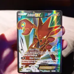 2016 Pokemon XY Breakpoint Scizor EX Full Art 119/122 - Image 1