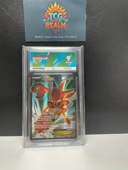 2016 Pokemon XY Breakpoint Scizor EX 119/122 Full Art Ultra Rare Ace 9 - Image 1